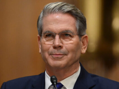 US investor and hedge fund manager Scott Bessent delivers his opening statement during a S