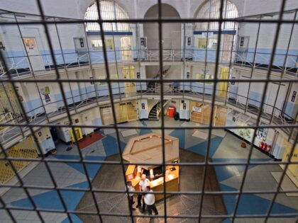 This section of Wandsworth prison is known as the central star and it leads to all origina
